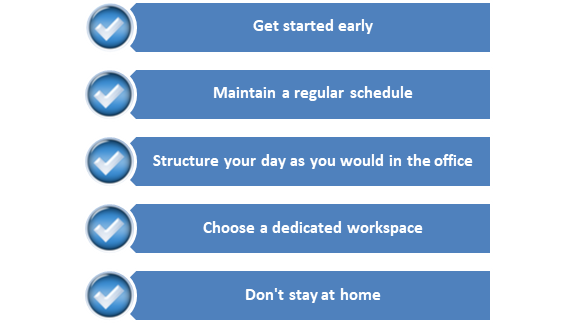Tips for Managing Work from Home Tips for Managing Work from Home