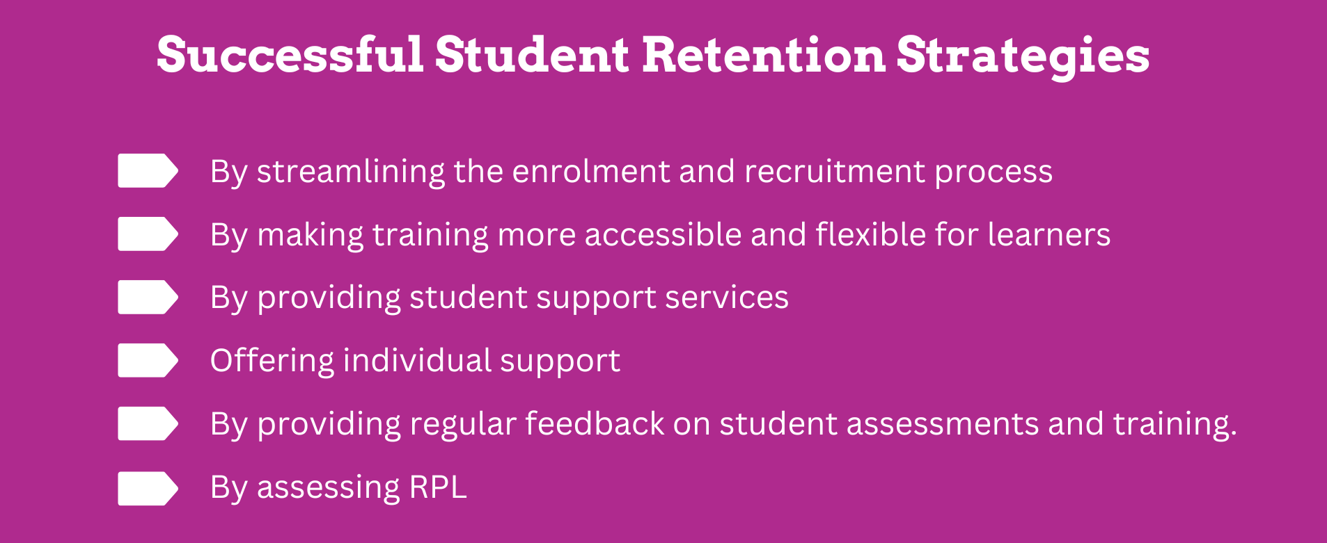 Successful Student Retention Strategies Strategies to retain more students